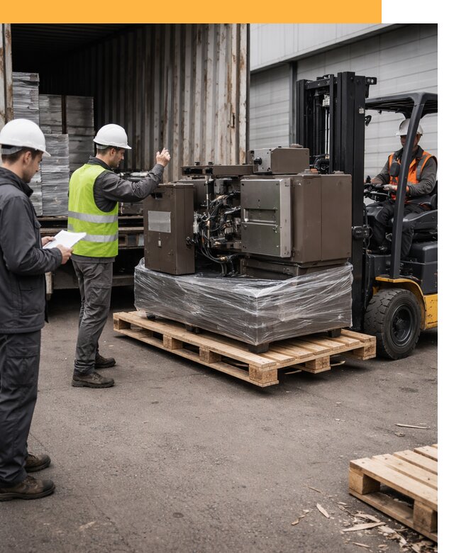 Доставка промышленного оборудования из Европы от 45563