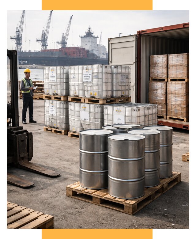 Доставка химического сырья из Индии от 253125 р. | СетСервис-Хта