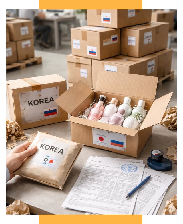 Доставка косметики из Кореи от 8606 р. под ключ | СетСервис-Хта