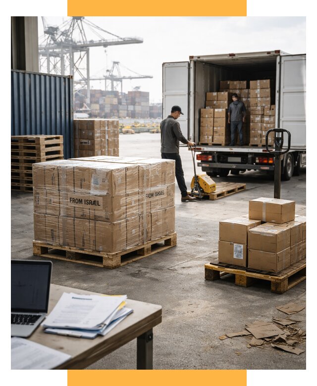 Доставка грузов из Израиля от 15188 р., логистика от СетСервис-Хта