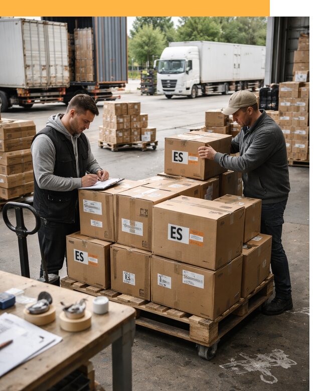 Доставка грузов в Испанию автотранспортом от 35438 руб