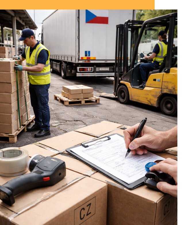 Доставка грузов в Чехию от 35438 руб, международные перевозки