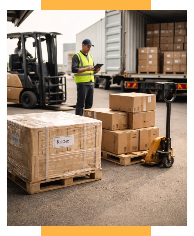 Доставка грузов в Корею из России от 35438 р. | СетСервис-Хта