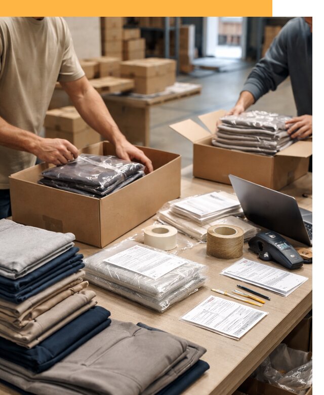 Перевозка одежды по миру от 7594 руб. с таможенным оформлением