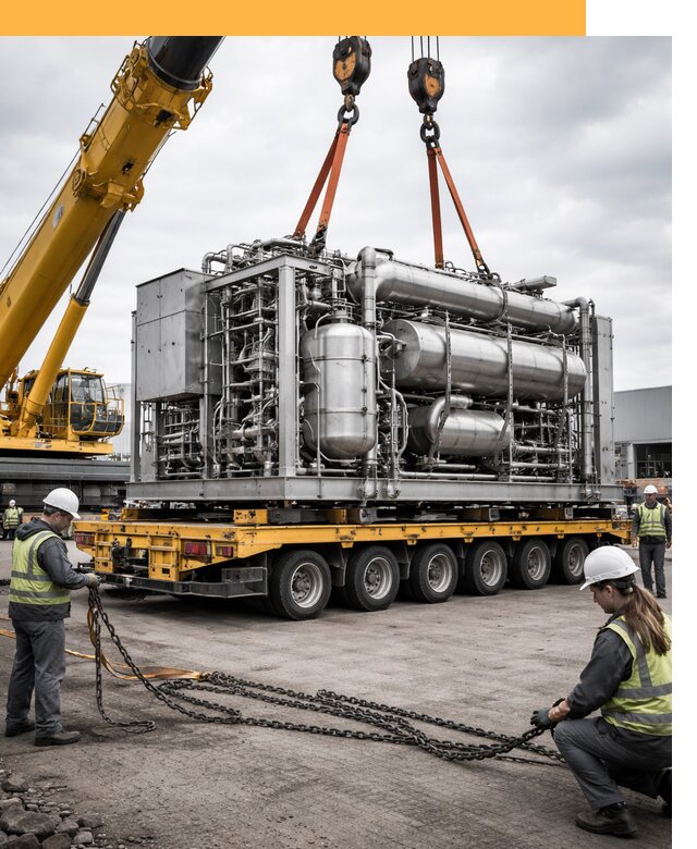 Перевозка тяжеловесных грузов по миру от 151875 руб